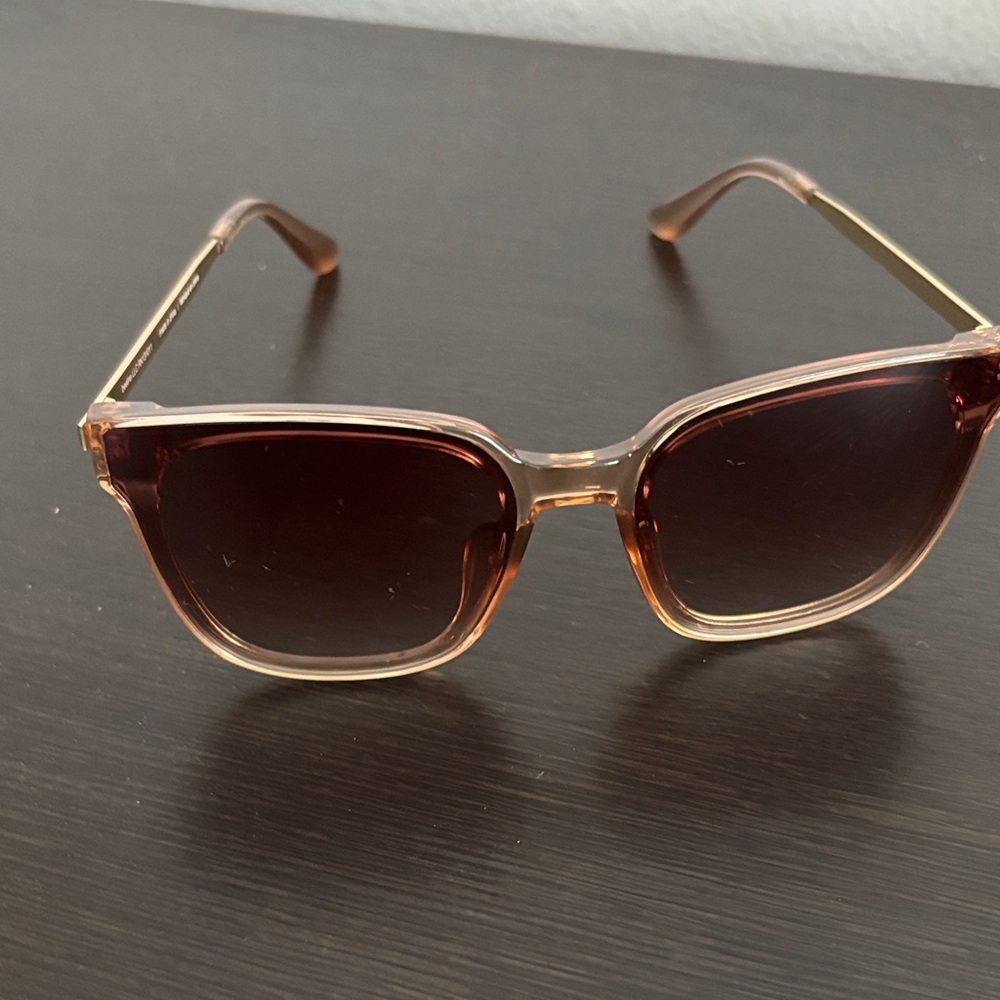 Beeline Brown Gradient Square Sunglasses - Women